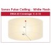 Klaxon ESC-5008 Sonos Pulse Ceiling Sounder VAD Beacon with Shallow Base - Red Body & White Flash